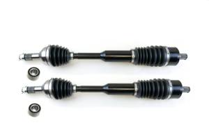 Monster XP Series Rear CV Axles & Brgs for Can-Am 705502406 Left & Right Telescoping Built Tough 4340 Chromoly Steel Direct Fit Factory Length with 4" of Travel