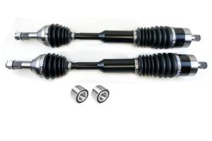 Monster XP Series Rear CV Axles & Brgs for Can-Am 705502411 Left & Right Telescoping Built Tough 4340 Chromoly Steel Direct Fit Factory Length with 4" of Travel