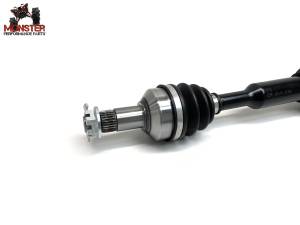 Monster Axles - Monster XP Series Front Left CV Axle for Arctic Cat 0502-813 Telescoping Built Tough 4340 Chromoly Steel Direct Fit Factory Length with 4" of Travel - Image 3