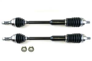 Monster XP Series Front CV Axles & Brgs for Can-Am 705401634 Left & Right Telescoping Built Tough 4340 Chromoly Steel Direct Fit Factory Length with 4" of Travel