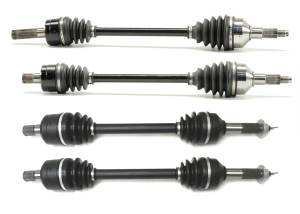 Precision Full CV Axle Set for Kawasaki 59266-0047 59266-0048 59266-0715 Front & Rear Quality Tested Heat-Treated 4140 Chromoly Steel Exact Fit ATVPC