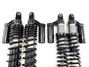 Monster Axles - Monster Front Shocks for Honda 51400-HL4-AH1ZA 52500-HL4-AH1ZA 52400-HL4-AH1ZA Pioneer 1000 Monotube Responsive Handling Quality Tested Gas-charged Anti-foam Anti-shear Adjustable - Image 3