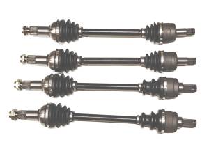 Precision Full CV Axle Set for Yamaha Grizzly 700 2014-2015 Front & Rear Quality Tested Heat-Treated 4140 Chromoly Steel Exact Fit ATVPC