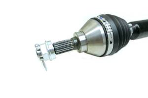 MONSTER AXLES - Monster XP Series Front Left CV Axle for Kawasaki 59266-0007 Telescoping Built Tough 4340 Chromoly Steel Direct Fit Factory Length with 4" of Travel - Image 3