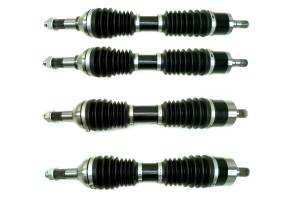 Monster XP Series Full CV Axle Set for Can-Am Outlander 500 570 & Renegade 570 Front & Rear Telescoping Built Tough 4340 Chromoly Steel Direct Fit Factory Length with 4" of Travel