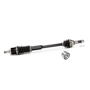 Monster XP Series Front Left CV Axle & Brg for Can-Am 705401235 Telescoping Built Tough 4340 Chromoly Direct Fit Factory Length with 4" of Travel