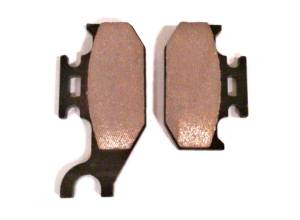 Monster Performance Rear Brake Pads for Yamaha Rhino 450 660 2004-2009 Raptor 700 2007-2012 Quiet Braking Low-Dust All-Weather Quality Tested