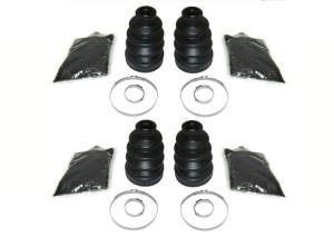 CV Boot Kits for Yamaha Grizzly 550 700 Kodiak 700 Inner Front Rear Set of 4 Optimal Flexibility Quality Grease All Weather Neoprene Complete Kit ATVPC