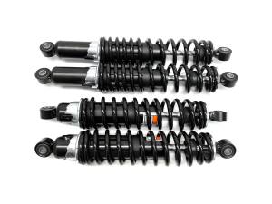 Precision Full Shock Set for Honda Foreman 400 1995-2003 4x4 TRX400FW Front & Rear Quality Tested Smooth Ride Gas-Charged Anti-Foam Anti-Shear ATVPC
