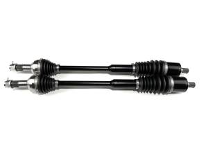 Monster XP Series Front CV Axles for Can-Am 705402420 Left & Right Telescoping Built Tough 4340 Chromoly Steel Direct Fit Factory Length with 4" of Travel