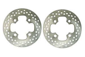 Performance Front Brake Rotors for Kawasaki 41080-0061 Left & Right Optimal Braking Quality Tested Quiet Operation Precision Balanced Corrosion Resistant Set of 2 ATVPC
