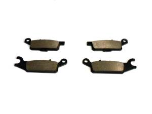 Monster Performance Front Brake Pad Set for Yamaha 3B4-W0045-00-00 Grizzly Kodiak Raptor Left & Right Quiet Braking Low-Dust All-Weather Quality Tested