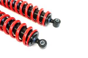 MONSTER AXLES - Monster Performance Rear Gas Shocks for Honda Pioneer 700 & 700-4 2014 Left & Right Linear Rate Red Responsive Handling Quality Tested Gas-charged Anti-foam Anti-shear Adjustable - Image 3