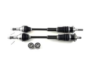 Monster XP Series Front CV Axles & Brgs for Can-Am 705401387 705401878 Left & Right Telescoping Built Tough 4340 Chromoly Steel Direct Fit Factory Length with 4" of Travel