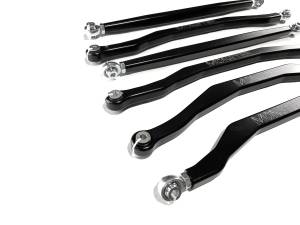 Monster Axles - Monster Performance High Clearance Rear Radius Rod Set for Can-Am 64" Maverick X3 Turbo R RR XMR XRS XRC 2019-2023 Precision Machined Improve Stability Anodized 6061-T6 Aluminum Alloy Set of 6 - Image 3