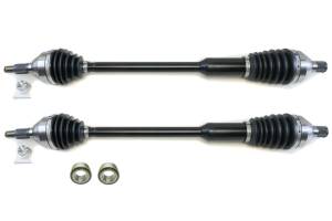 Monster XP Series Rear CV Axles & Brgs for Can-Am 705502362 Left & Right Telescoping Built Tough 4340 Chromoly Steel Direct Fit Factory Length with 4" of Travel