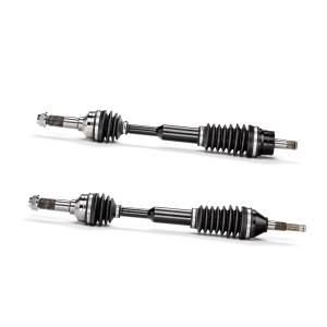 Monster XP Series Front CV Axles for Yamaha Rhino 450 & 660 2004-2009 Left & Right Telescoping Built Tough 4340 Chromoly Steel Direct Fit Factory Length with 4" of Travel