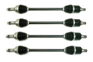 Precision Full CV Axle Set for Arctic Cat 2502-356 2502-357 Prowler XT & HDX XT Front & Rear Quality Tested Heat-Treated 4140 Chromoly Steel Exact Fit ATVPC