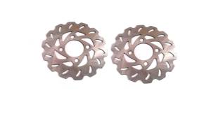 ATV Parts Connection - Performance Front Brake Rotors & Pads for Yamaha 3GD-2582T-10-00 4D3-W0046-50-00 Left & Right Optimal Braking Quality Tested Quiet Operation Precision Balanced Corrosion Resistant ATVPC - Image 2