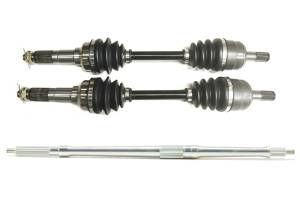 Precision Full CV Axle Set for Yamaha Wolverine 350 1996-2000 YFM350 Front & Rear Quality Tested Heat-Treated 4140 Chromoly Steel Exact Fit ATVPC