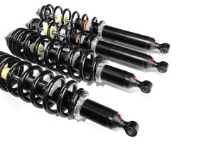 MONSTER AXLES - Monster Performance Full Shock Set for Polaris 7044628 7044629 Front & Rear Monotube Responsive Handling Quality Tested Gas-charged Anti-foam Anti-shear Adjustable - Image 2