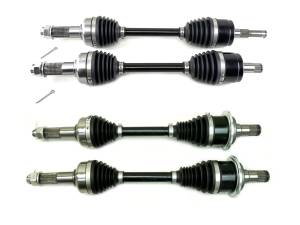 Precision Full CV Axle Set for CFMOTO ZFORCE 500 & 800 'Trail' 2018-2022 Front & Rear Quality Tested Heat-Treated 4140 Chromoly Steel Exact Fit ATVPC