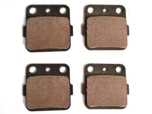 Monster Performance Front Brake Pad Set for Honda 06435-HP7-A01 45220-HC0-007 Left & Right Quiet Braking Low-Dust All-Weather Quality Tested