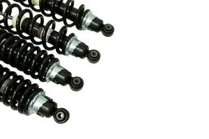 Monster Axles - Monster Performance Full Shock Set for Kawasaki 45014-0558 45014-0537 Mule PRO 2017-2023 Front & Rear Monotube Responsive Handling Quality Tested Gas-charged Anti-foam Anti-shear Adjustable - Image 2