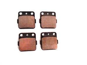 MONSTER AXLES - Monster Performance Full Brake Pad Set for Yamaha Grizzly Kodiak & Wolverine 400 450 Front & Rear Quiet Braking Low-Dust All-Weather Quality Tested - Image 2