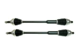 Monster XP Series Rear CV Axles for Polaris 1334593 Left & Right RZR Turbo R R4 Telescoping Built Tough 4340 Chromoly Steel Direct Fit Factory Length with 4" of Travel