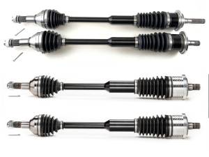 Monster XP Series Full CV Axle Set for Can-Am 705401387 705401878 705502356 Telescoping Built Tough 4340 Chromoly Steel Direct Fit Factory Length with 4" of Travel