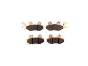 Monster Performance Front Brake Pad Set for Can-Am Commander & Maverick 715500335 715500336 Left & Right Quiet Braking Low-Dust All-Weather Quality Tested