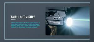 Olight - Baldr S Rail Mounted Light 800 Lumens; Black w/ Green Laser - Quick Install - Perfect for GL and PIC Rails - 130 Meter Beam Distance - Image 9