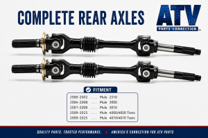 ATV Parts Connection - Rear Axles for Kawasaki Mule 39158-1119 39158-1120 - Image 2