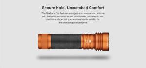 Olight - Seeker 4 Pro High Power Flashlight - Orange CW - 4600 Lumen - 260 Meter Throw - 6 Modes USB-C Charger - Dog Walking - Hiking - Camping - Emergency - Image 11