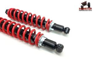 MONSTER AXLES - Monster Rear Shocks for Honda Pioneer 700 2015-2022 Red - Image 3