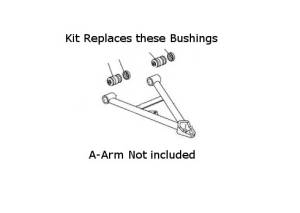 ATV Parts Connection - Lower A-Arm Bushing Bearing Kit for Yamaha 4WV-23526-00-00 - Image 2