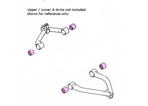 ATV Parts Connection - A-Arm Bushing Kits for Suzuki 09319-10055 Upper or Lower - Image 2