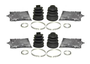 CV Boot Set for Honda ACTY 1990-1998 Rear Heavy Duty Thicker Gauge Enhanced Rigidity Abrasion Resistant Quality Grease Complete Kit Set of 4 ATVPC