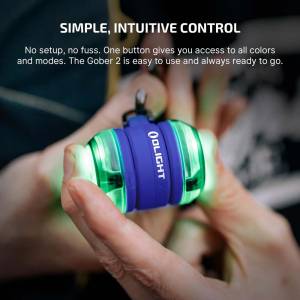 Olight - Gober 2 Smart Signal Light One Switch Control Rechargeable USB-C Charging Port 6 Color Settings Group Activities Pet Tracking Safety - Image 11