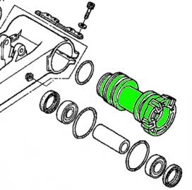 ATV Parts Connection - Rear Axle Bearing Carrier for Honda 42500-HN1-000 42500-HN1-A40 - Image 4
