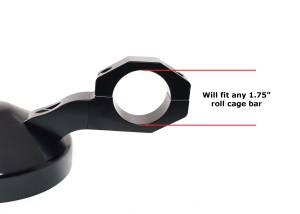 ATV Parts Connection - 5" Side View Mirrors for 1.75" Roll Cage Bar CNC Machined Aluminum Corrosion Resistant Long-Lasting Quality Tested ATVPC - Image 5