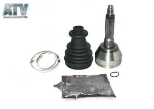 CV Joint Kit for Polaris 1590372 Front Outer Precision Machined Heat-Treated Smooth Articulation Quality Grease ATVPC