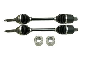 Precision Front CV Axles & Bearings for Polaris 1332471 1332881 Left & Right Quality Tested Heat-Treated 4140 Chromoly Steel Exact Fit ATVPC