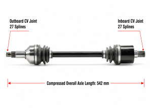 ATV Parts Connection - Rear CV Axles for Arctic Cat Wildcat Trail 700 2014-2020 - Image 4