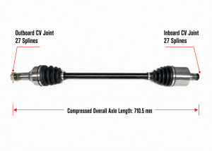 ATV Parts Connection - Rear CV Axles for Arctic Cat Wildcat 1000 2012-2015 1502-914 - Image 4