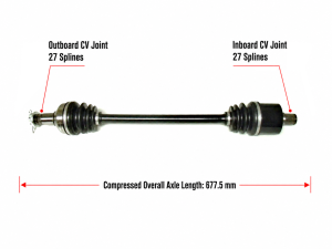 ATV Parts Connection - Rear CV Axle for Arctic Cat Wildcat Sport 700 2015-2019 - Image 4