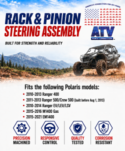 ATV Parts Connection - Steering Rack and Pinion for Polaris 1823465 Ranger 400 500 Crew EV - Image 5
