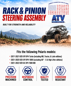 ATV Parts Connection - Steering Rack and Pinion for Polaris 1824747 RZR XP XP4 1000 - Image 5
