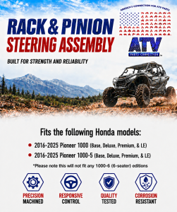 ATV Parts Connection - Steering Rack and Pinion for Honda Pioneer 1000 - Image 5